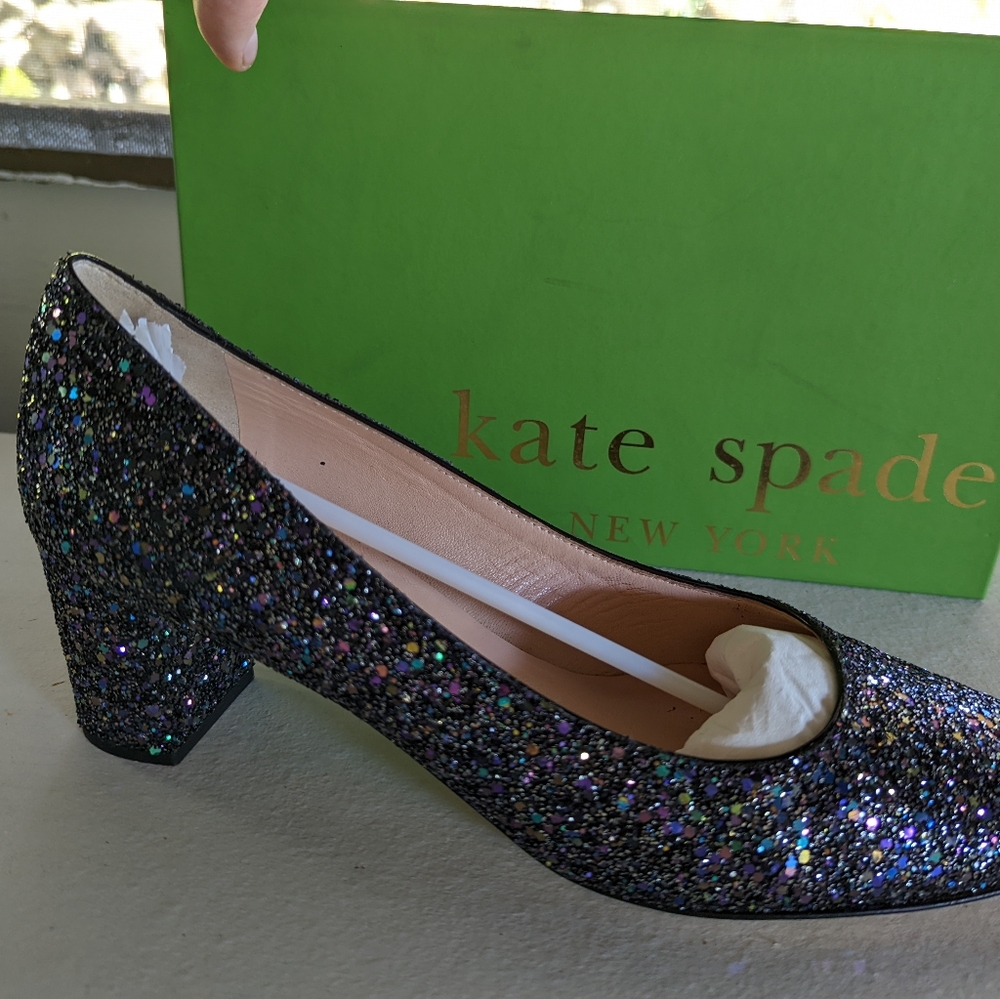 Kate Spade glitter pump
